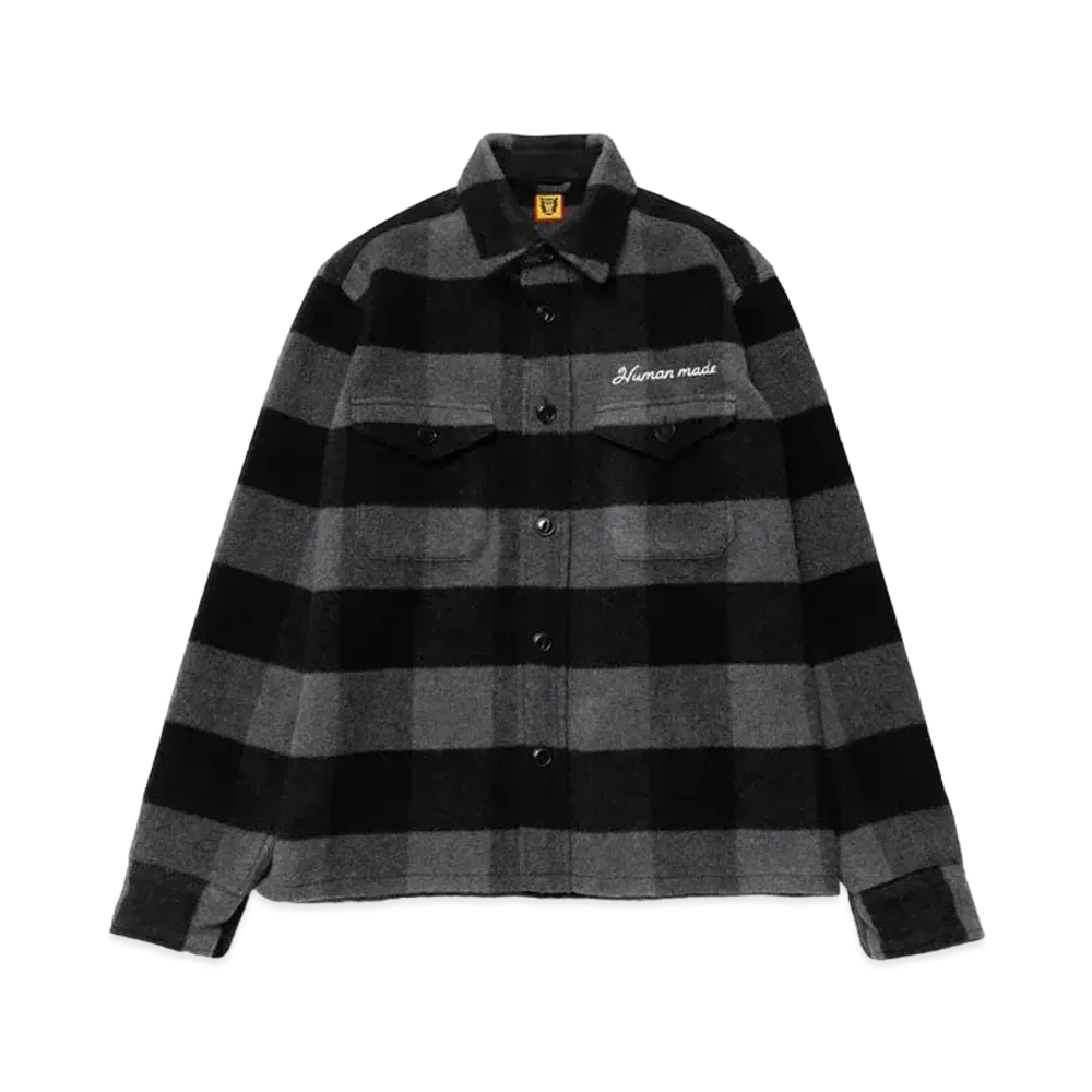 HUMAN MADE WOOL OVERSHIRT "Black"