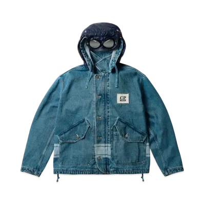 PALACE x C.P. Company Denim Goggle Jacket "Denim"