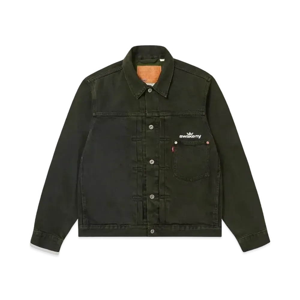 Levi's x Awake NY Overdye Trucker Jacket "Green"