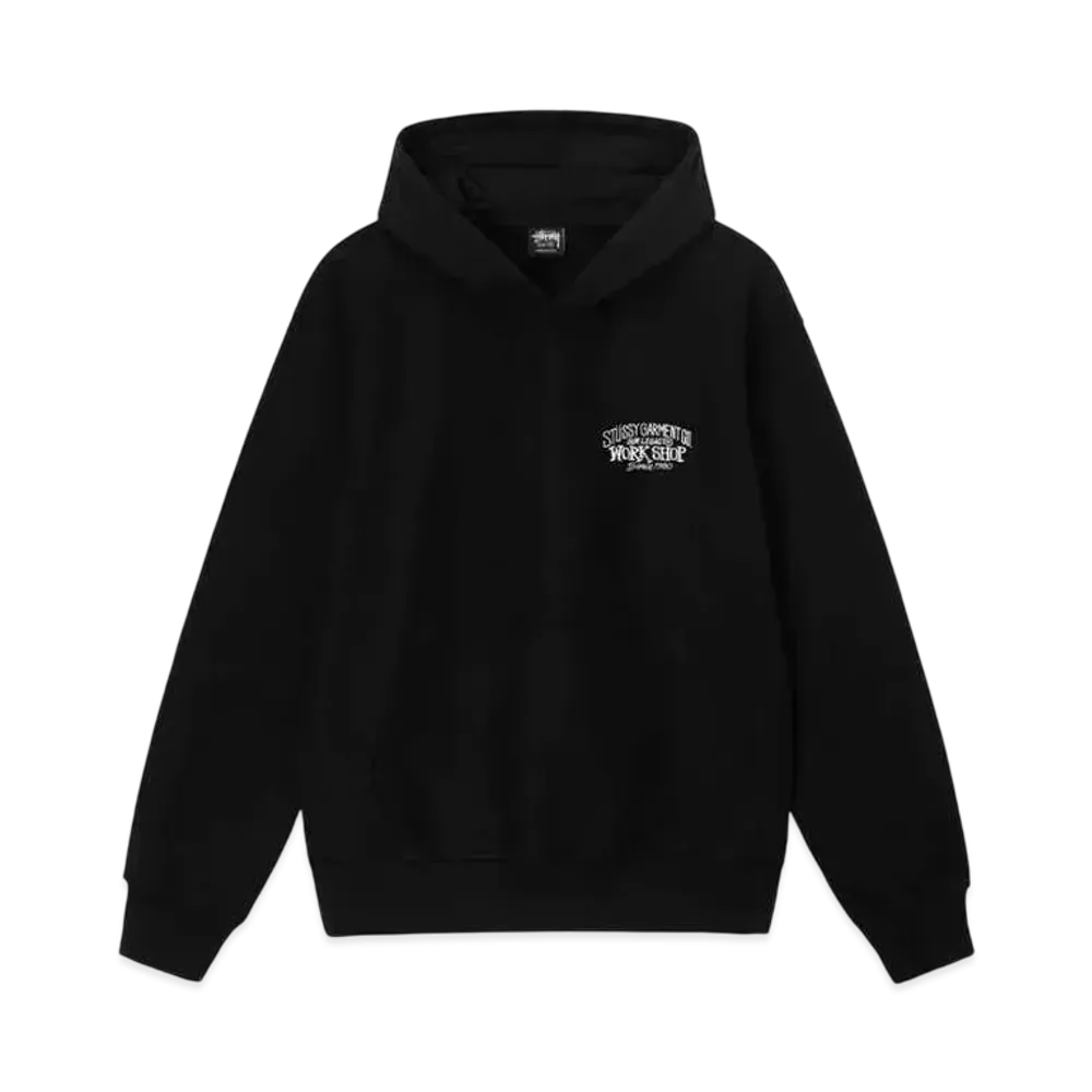 Stussy x Our Legacy Work Shop Surfman Pigment Dyed Hoodie "Black" 3923786