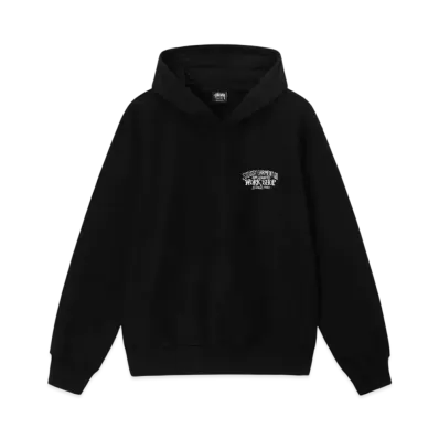 Stussy x Our Legacy Work Shop Surfman Pigment Dyed Hoodie "Black" 3923786