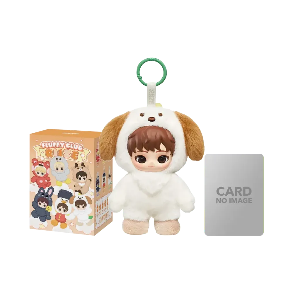 POP MART RIIZE Fluffy Club Series Vinyl Plush Doll Pendant Fluffy MEONGRYONGIE