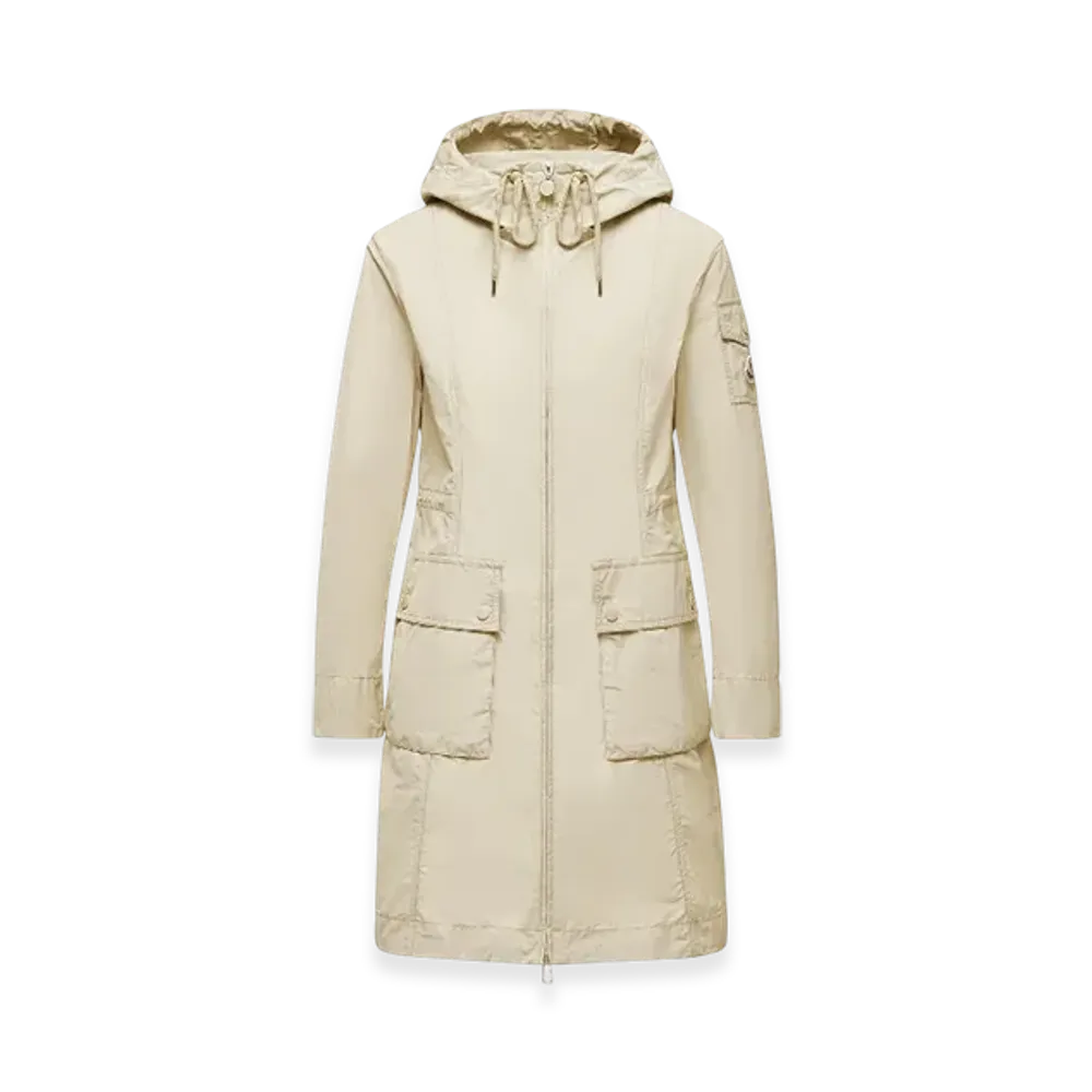 MONCLER Laerte Hooded Parka Coat "Beige"