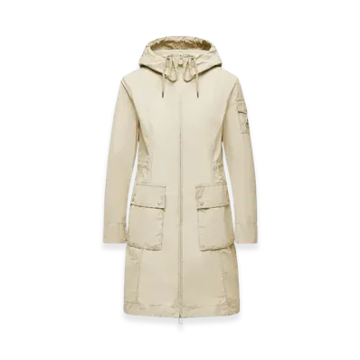 MONCLER Laerte Hooded Parka Coat "Beige"