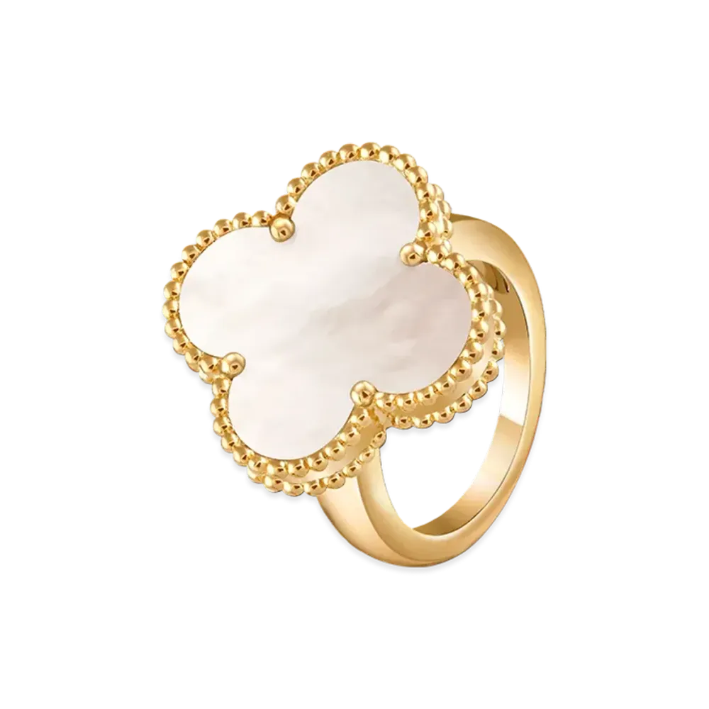 Van Cleef & Arpels Magic Alhambra ring "18K Yellow gold/Mother-of-pearl"