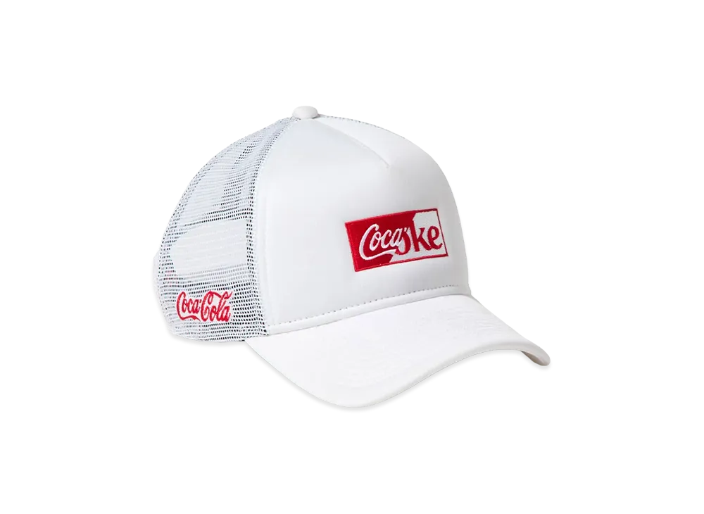NEW ERA x Coca-Cola 9Forty A-Frame Trucker Golf "White"