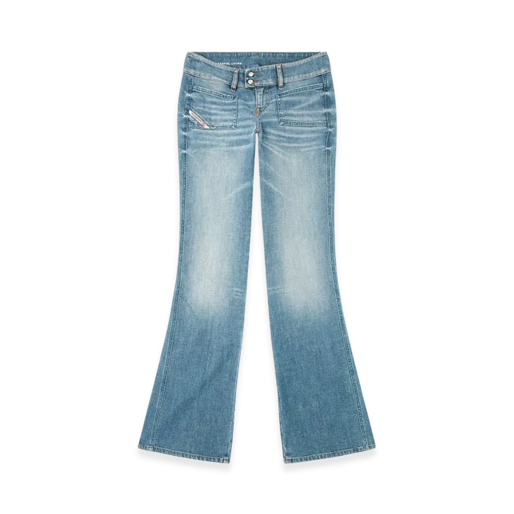 Diesel Bootcut Jeans D-Hush 09m58 "Medium Blue"