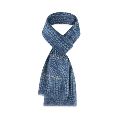 Louis Vuitton x Yayoi Kusama Denim Pumpkin Stole "Denim"