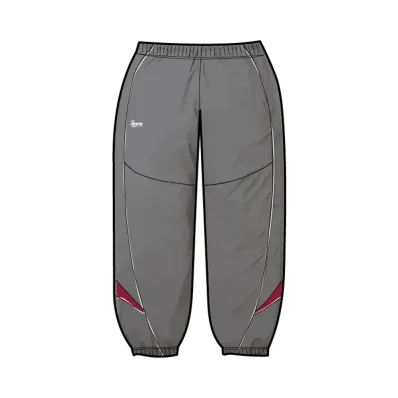 Supreme Contrast Piping Track Pant "Grey"