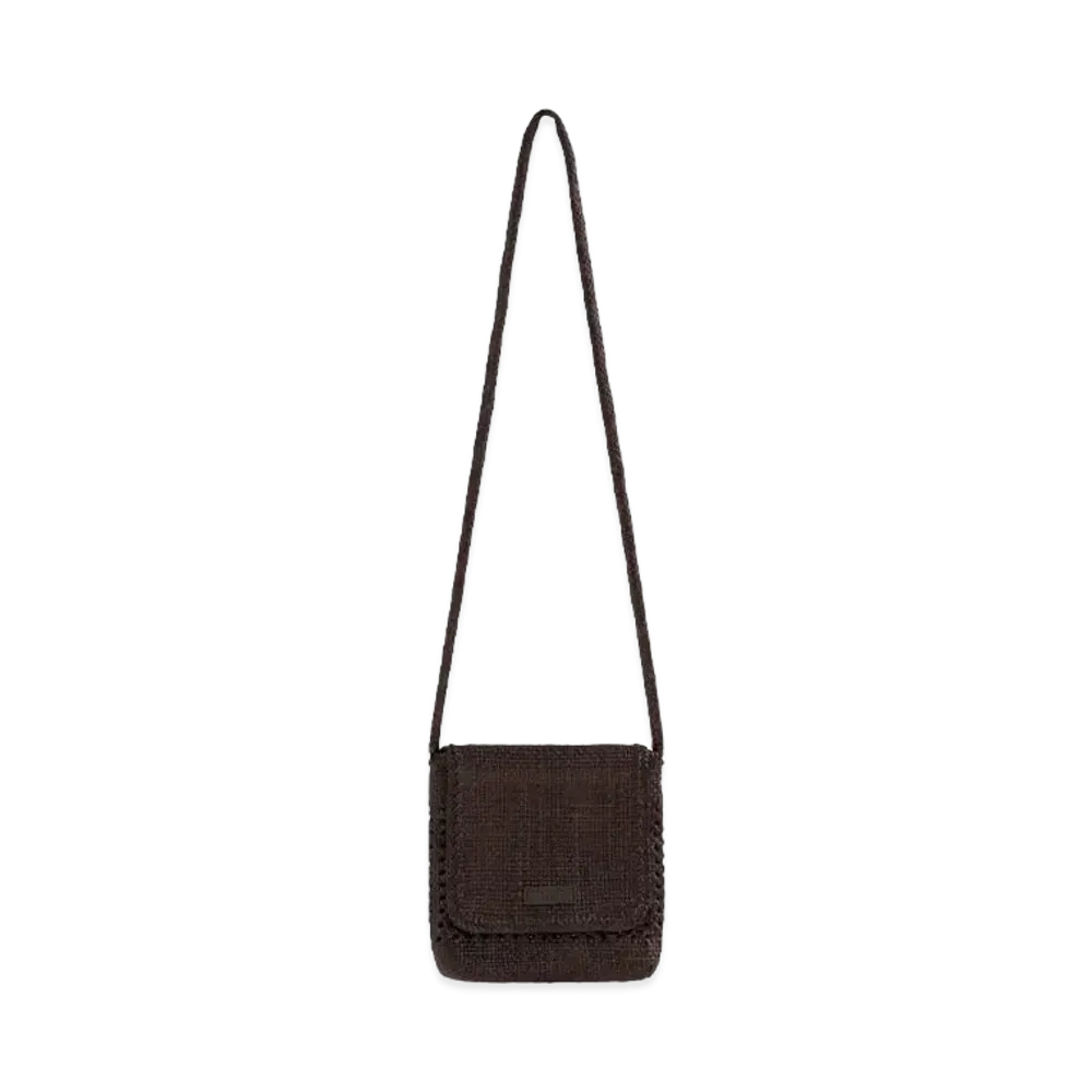 Aime Leon Dore Woven Leather Shoulder Bag "Brown"