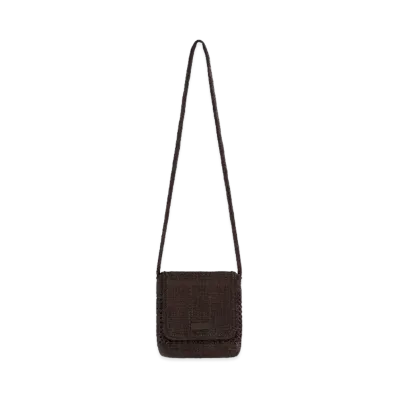 Aime Leon Dore Woven Leather Shoulder Bag "Brown"
