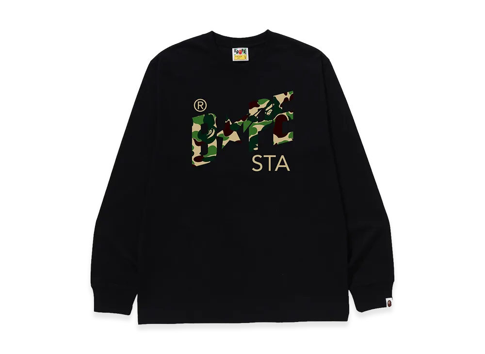 A BATHING APE ABC Camo Bape Sta LS Tee "Black/Green"