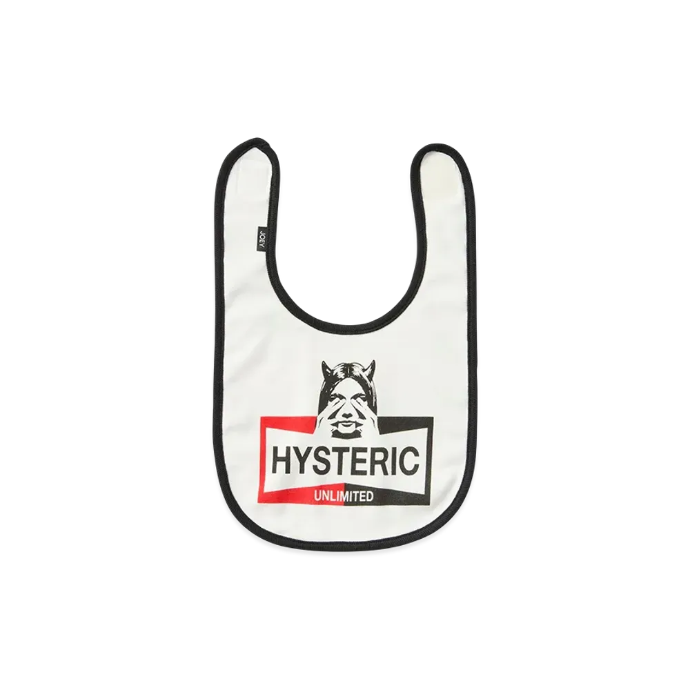 HYSTERIC GLAMOUR Kids Hysteric Unlimited Reversible Bib "White"