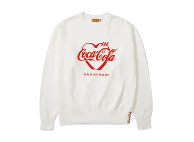 HUMAN MADE x Coca-Cola Tsuriami Sweatshirt "White"