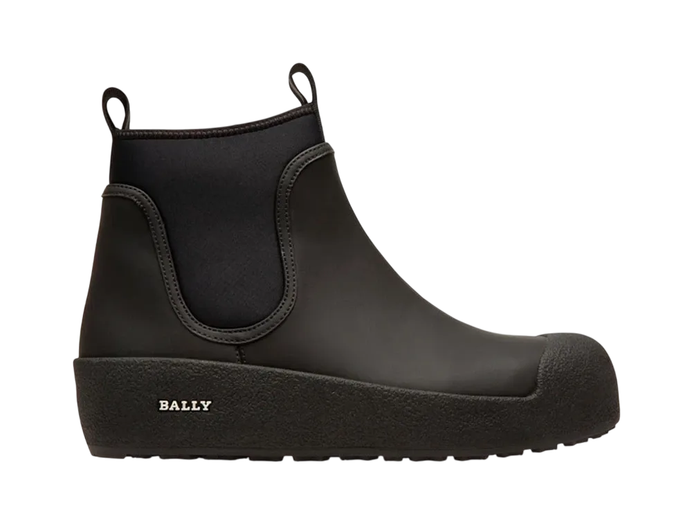 バリー ウィメンズ ガディ レザー ＆ ラバー ブーツ "ブラック" 6234636