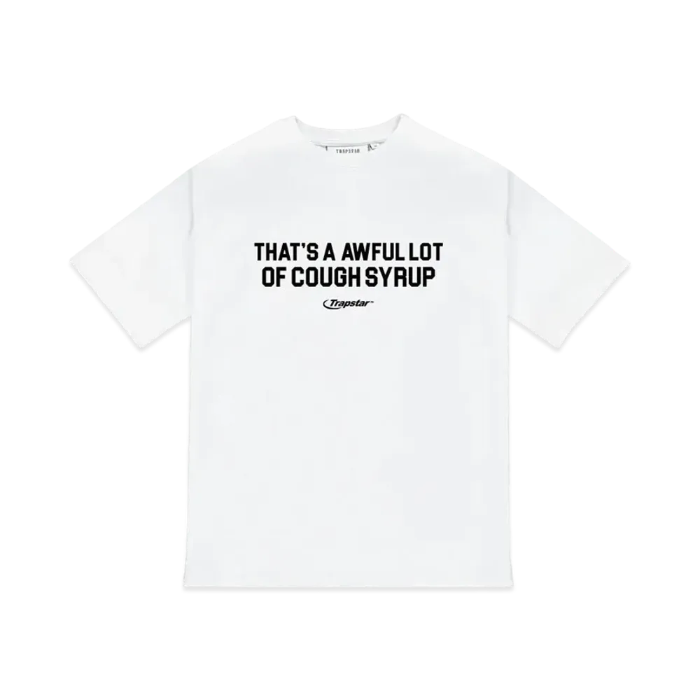 TRAPSTAR x COUGH SYRUP Print T-Shirt "White"