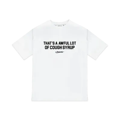 TRAPSTAR x COUGH SYRUP Print T-Shirt "White"