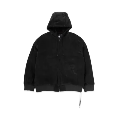 mastermind WORLD Hooded Corduroy Jacket "Black"