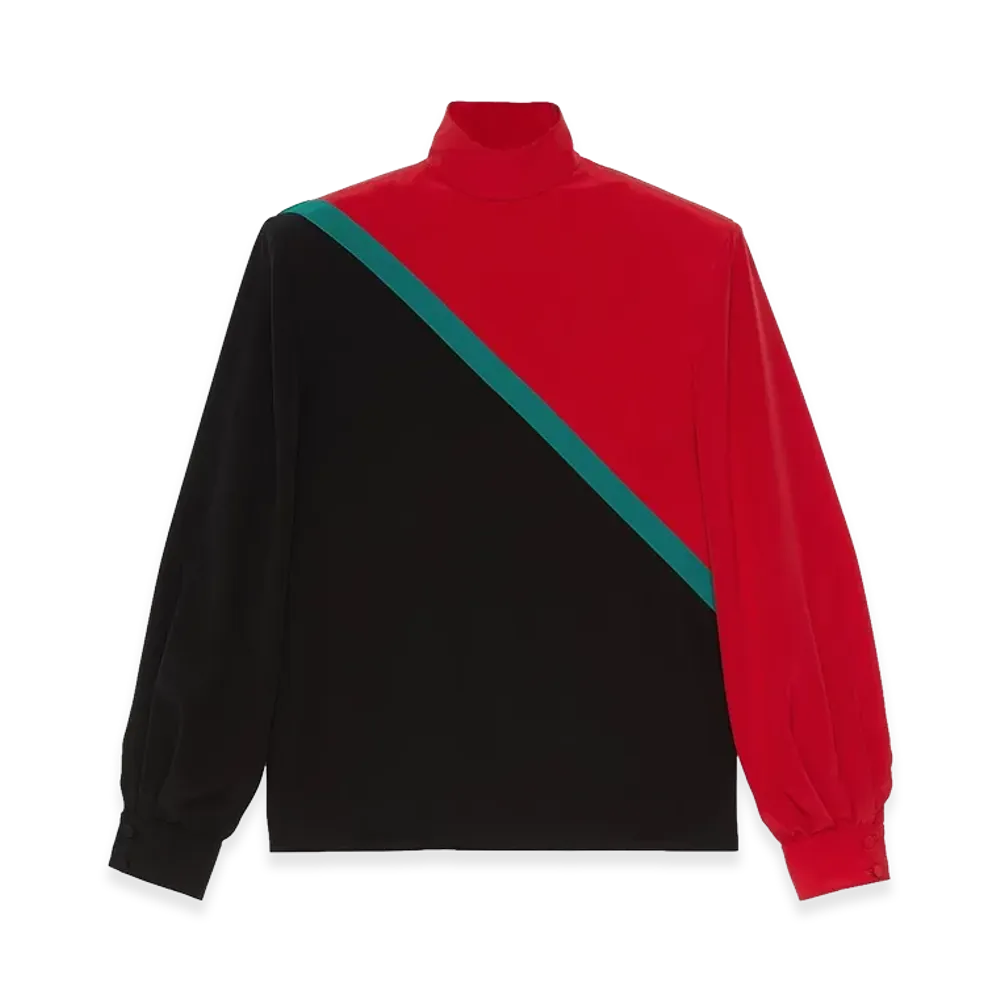 GUCCI Women's Sweaters "Black/Red"