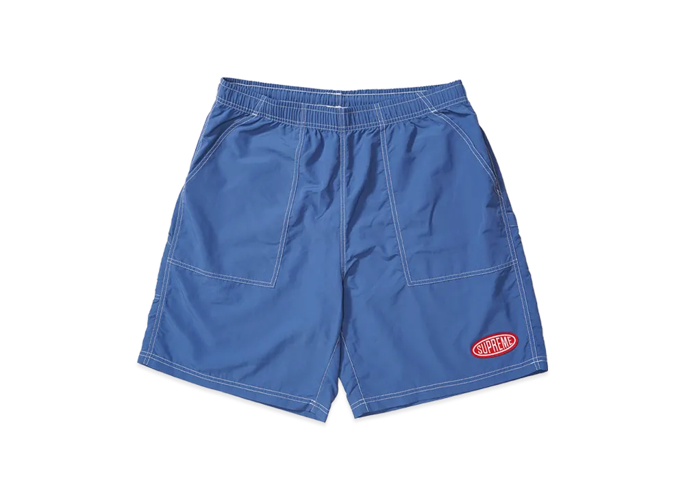 Supreme Nylon Painter Short "Pale Blue" (23SS)