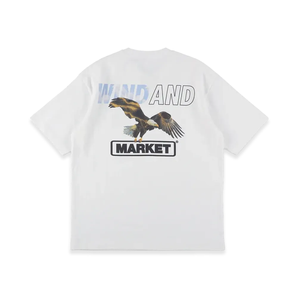 WIND AND SEA x MARKET Eagle S/S Tee "White"