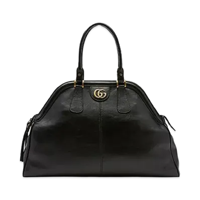 GUCCI Re Belle Medium Top Handle Bag Cat Head "Black"