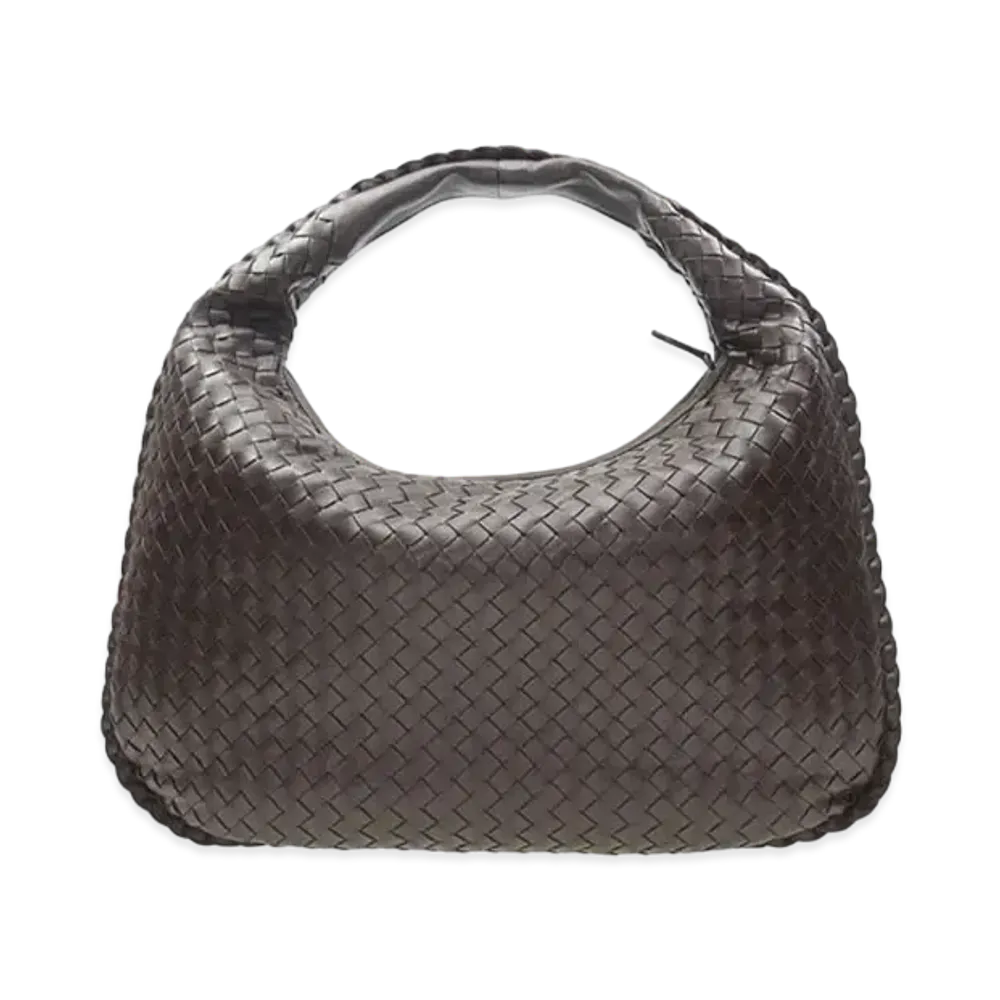 Bottega Veneta Lambskin Hand Bag "Brown"
