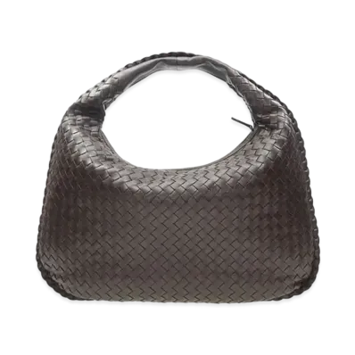 Bottega Veneta Lambskin Hand Bag "Brown"