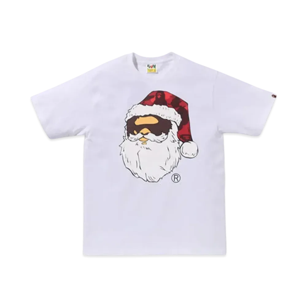 A BATHING APE Christmas A BATHING APE Ape Head Tee "White"