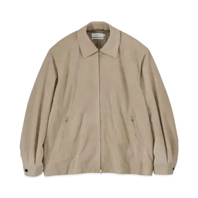 Graphpaper Goat Suede Blouson "Beigh"