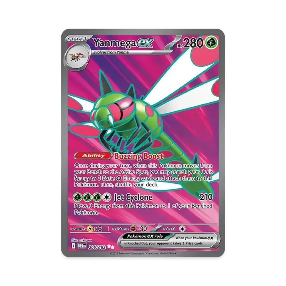 メガヤンマex UR [DRI EN 206/240]【英語版】(スカーレット&バイオレット「ダステンドライバルス」)