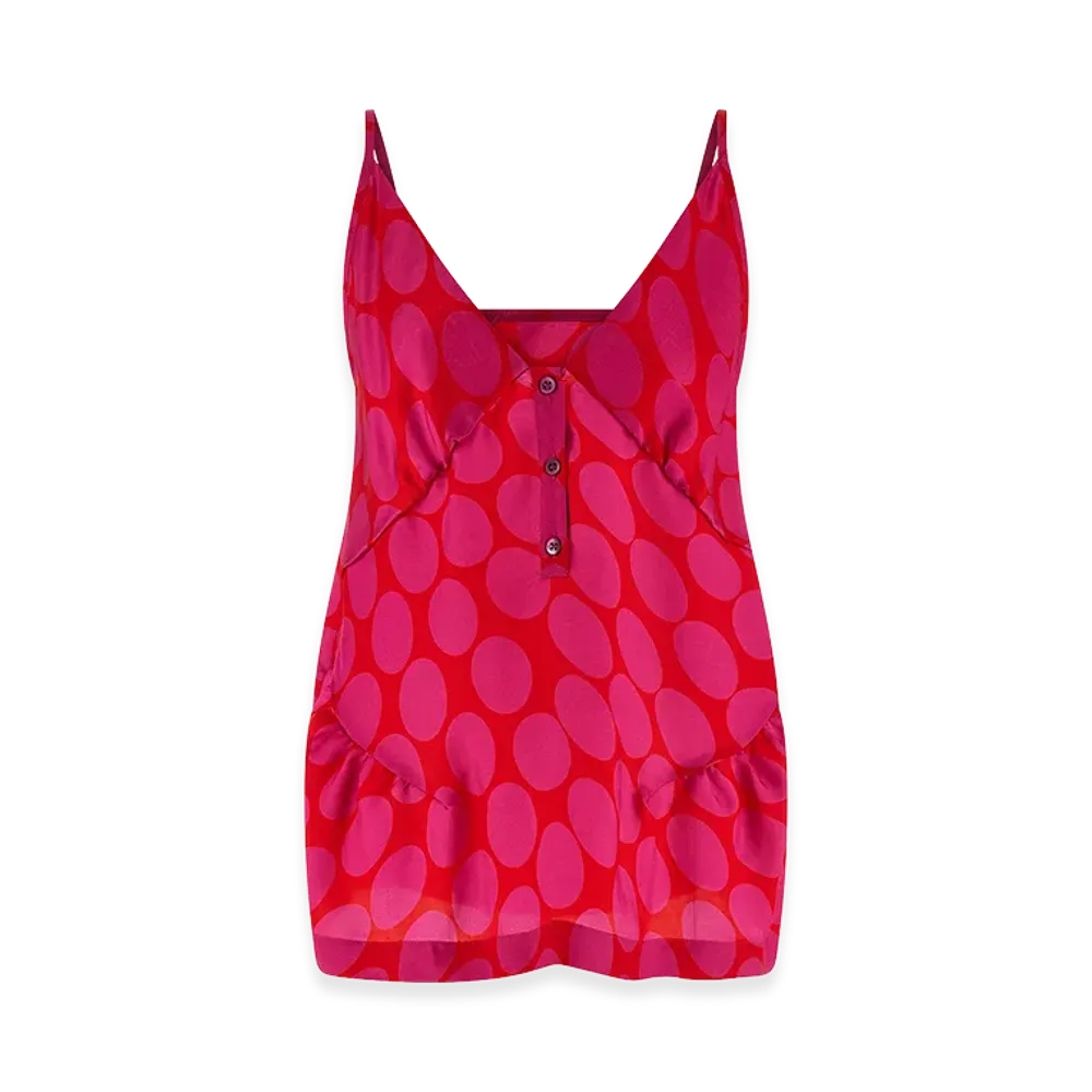 DRIES VAN NOTEN Women's 'Caliya' Top "Fuchsia"
