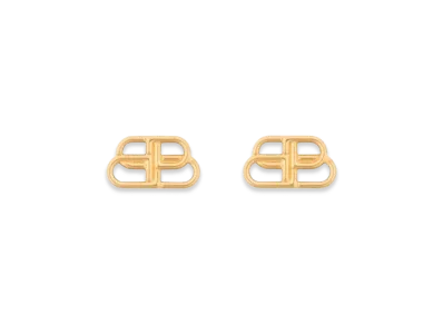 BALENCIAGA BB Stud Small Earrings "Gold"