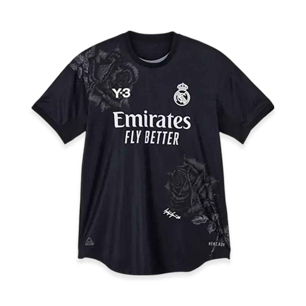 Y-3 x Real Madrid 2023/24 4th Authentic Jersey (Non Marking Ver.) "Black"