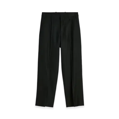 OUR LEGACY Borrowed Chino "Coal Black Link Stripe Weave"