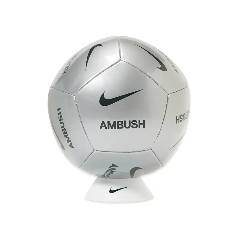 Nike x AMBUSH Soccer Ball "Metallic Silver"