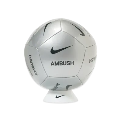 Nike x AMBUSH Soccer Ball "Metallic Silver"