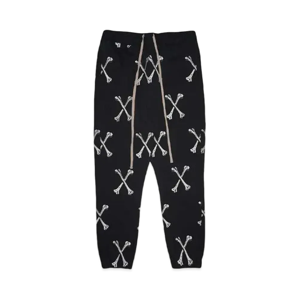 MAYO MAYO CROSS BONES EMBROIDERY SWEAT PANTS "BLACK"