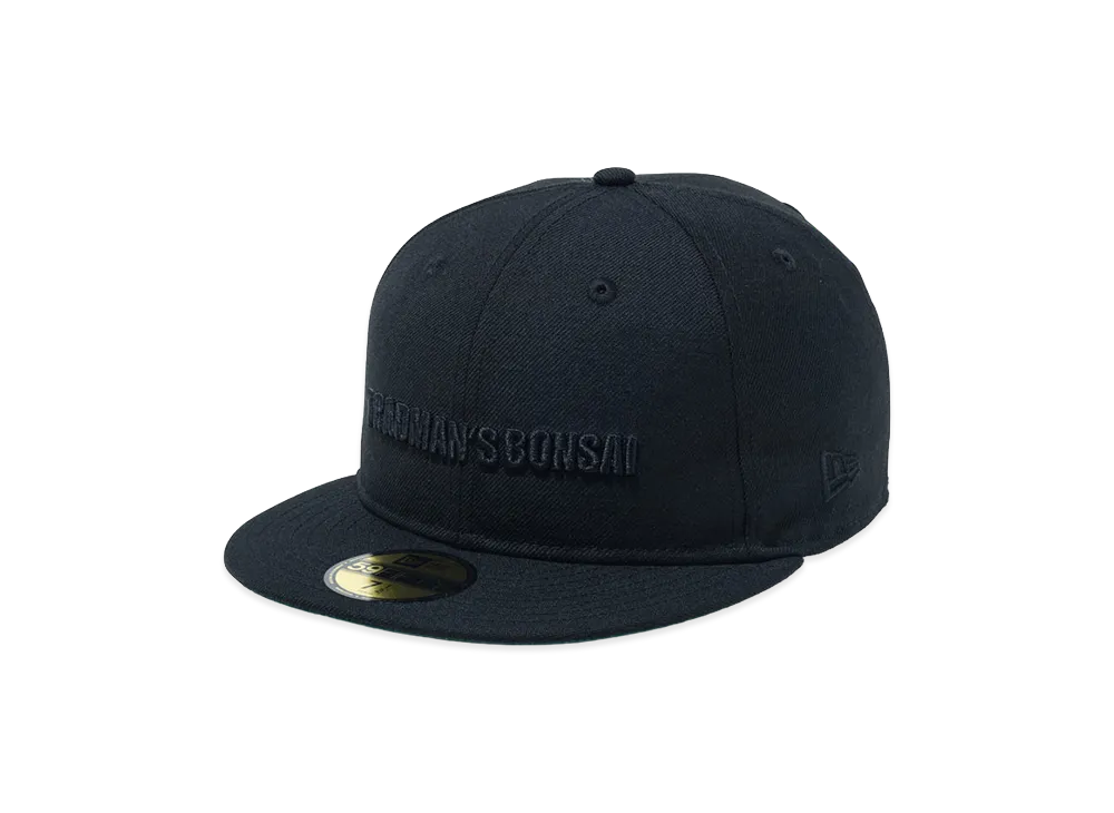 NEW ERA x TRADMAN’S BONSAI 59Fifty Soft Buckram "Black/Black"