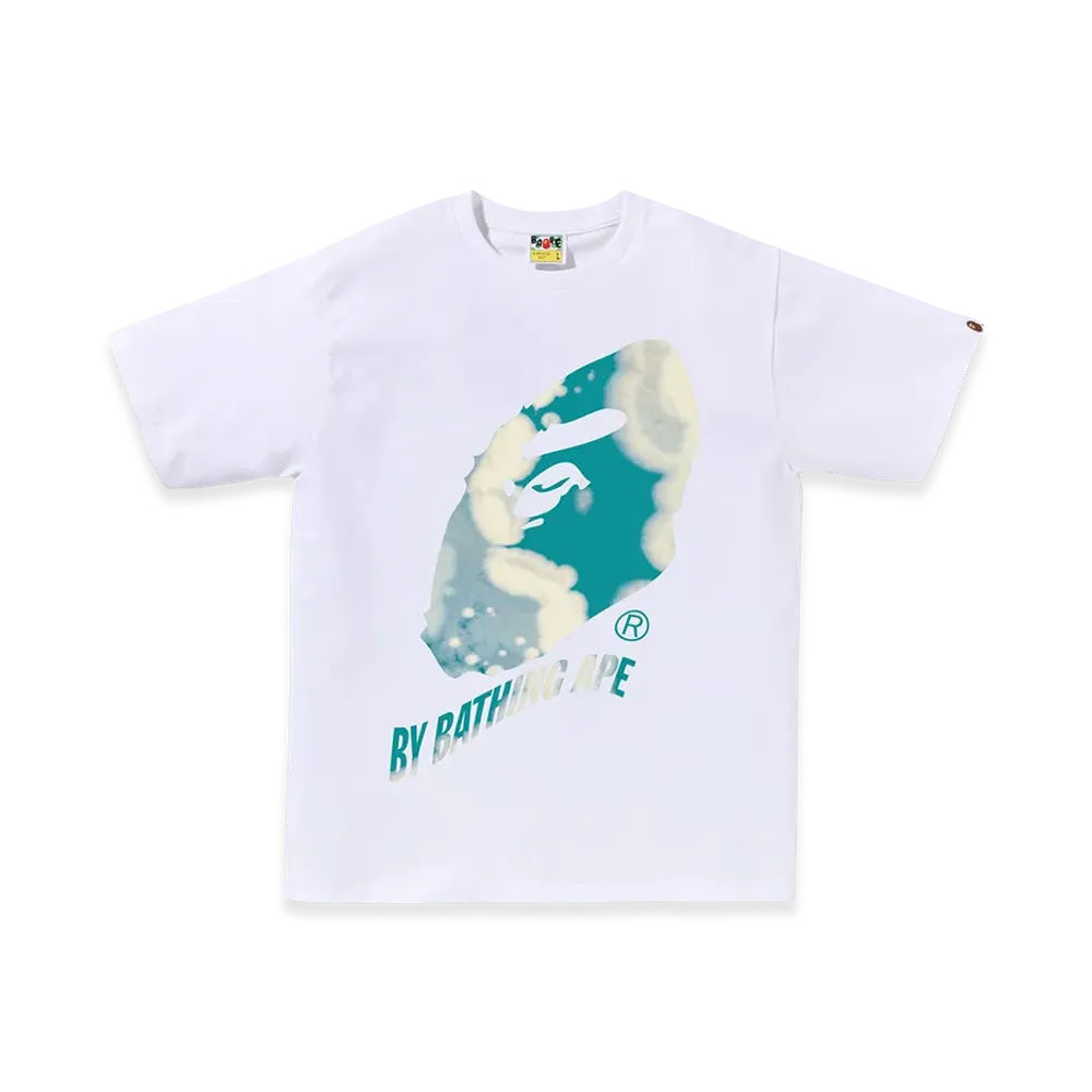 A BATHING APE Tie Dye Twist By Bathing Ape Tee "White"