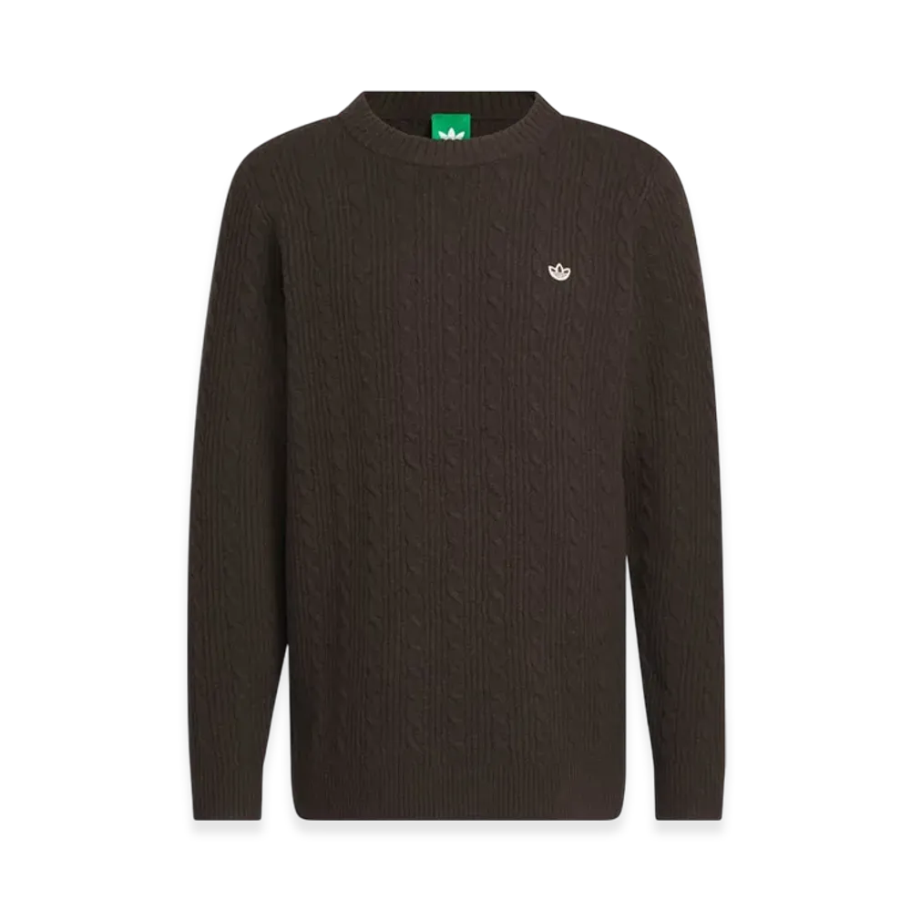 adidas Originals Golf Originals Cable Knit Sweater "Dark Brown"