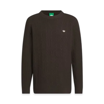 adidas Originals Golf Originals Cable Knit Sweater "Dark Brown"