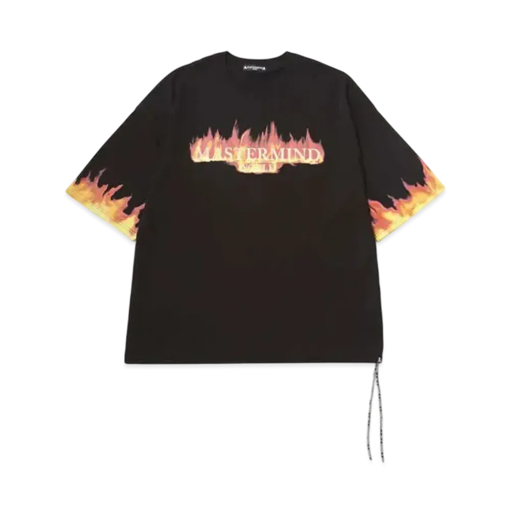 mastermind WORLD Boxy Frame Tee "Black (Orange)"