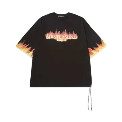 mastermind WORLD Boxy Frame Tee "Black (Orange)"