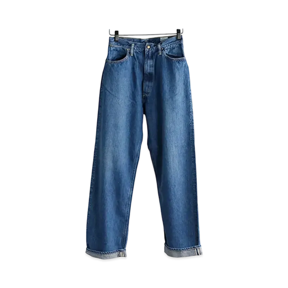 orSlow High Waist Denim Pants Jasmin Used "Denim Used"