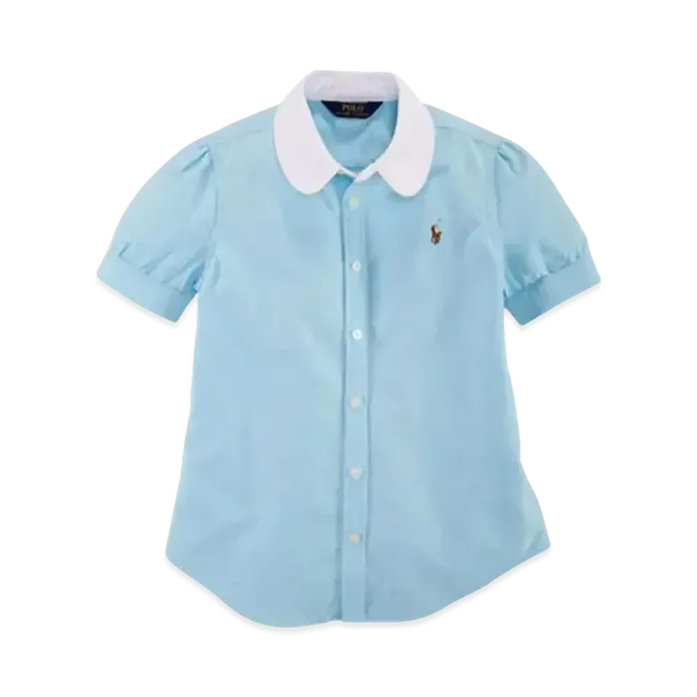Polo Ralph Lauren Kids Cotton Oxford Shirt "Blue"