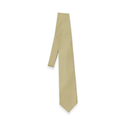 AURALEE Super Light Wool Tie "Light Khaki"