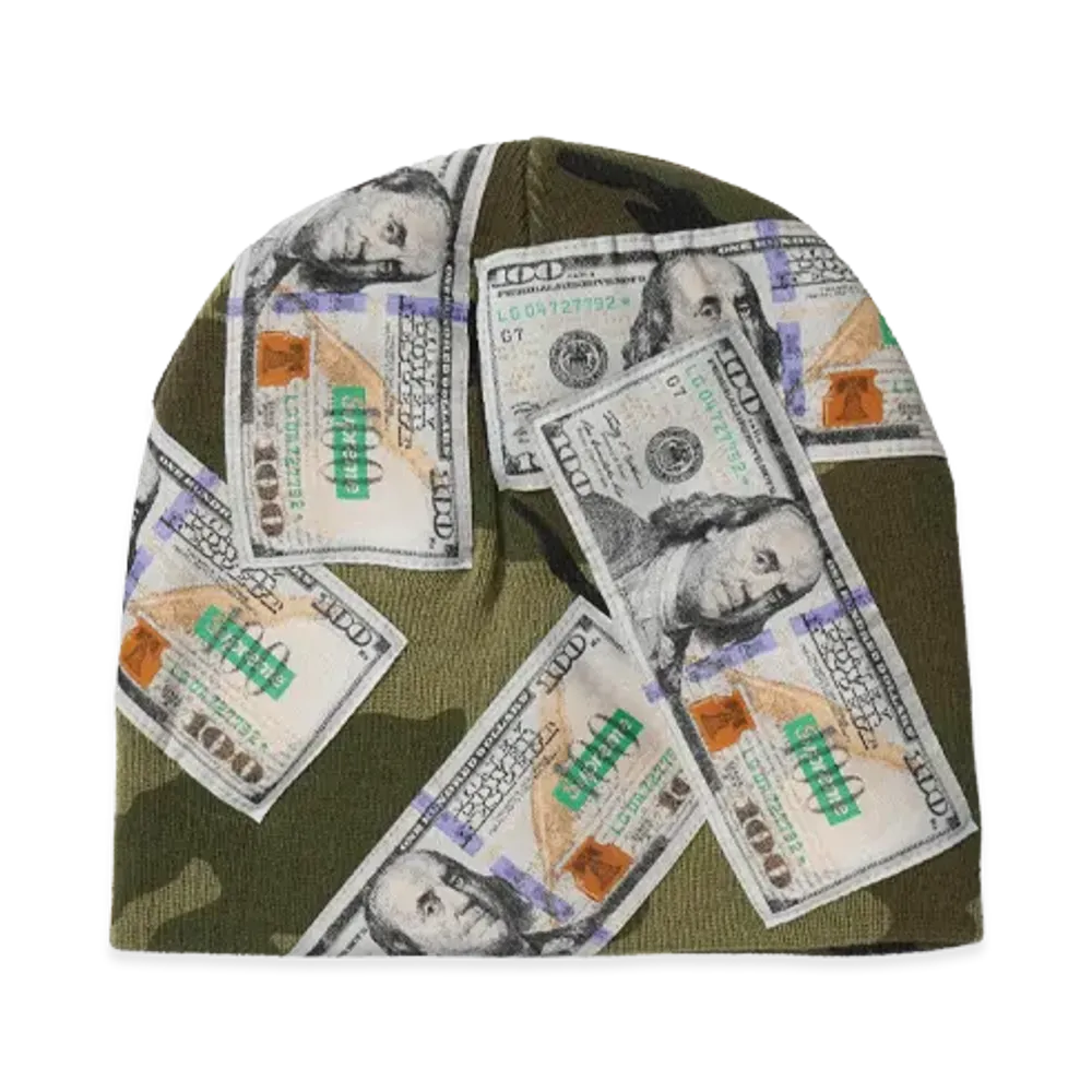 Supreme Money Beanie "Woodland Camo"