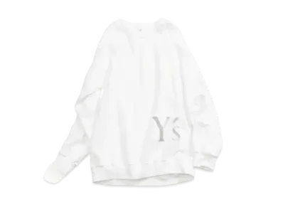 Yohji Yamamoto Y's -ONLINE EXCLUSIVE- Y's LOGO SWEAT "White"