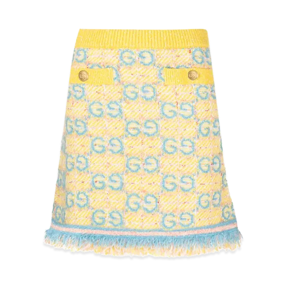 GUCCI Women's Cruise Skirts "Yellow"